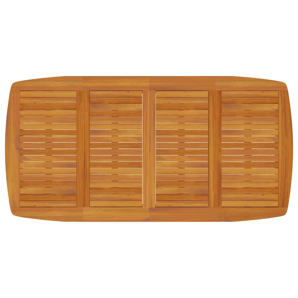 Tuintafel 200x100x75 cm massief acaciahout MeubelReus