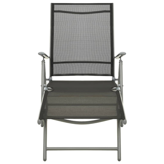 3-delige Loungeset textileen en aluminium zilverkleurig MeubelReus
