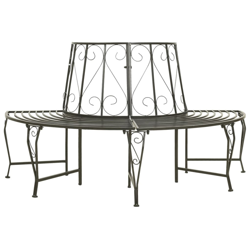 Boombank halfrond 160 cm staal MeubelReus