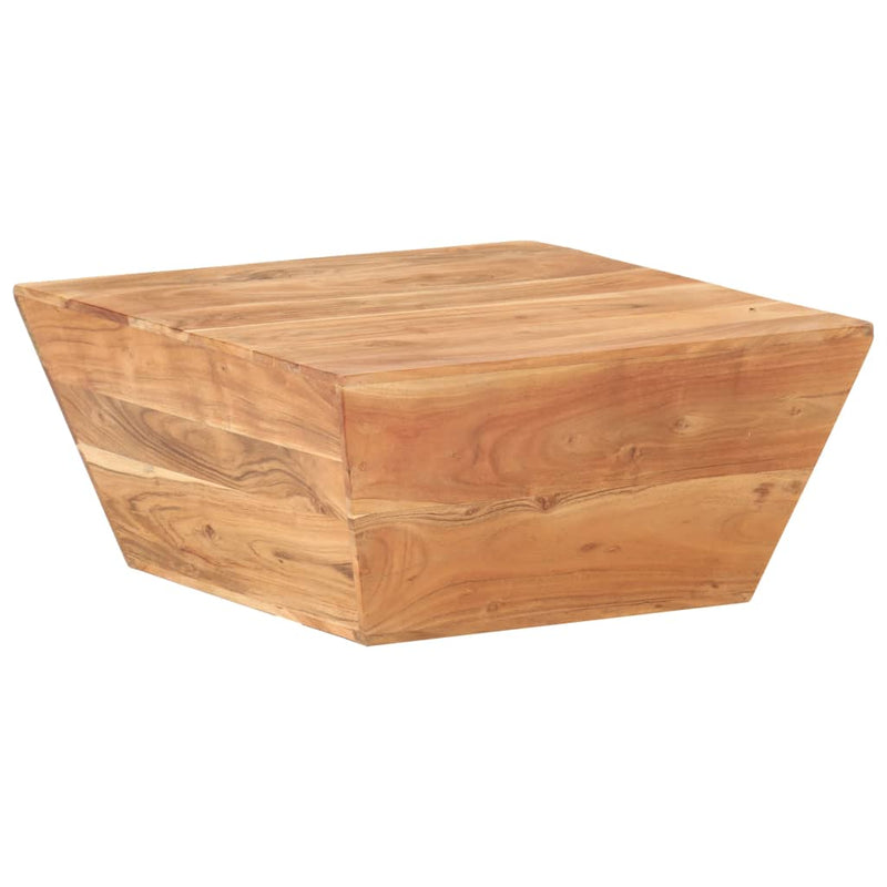 Salontafel V-vormig 66x66x30 cm massief acaciahout MeubelReus