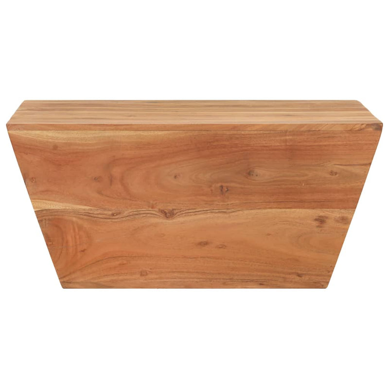 Salontafel V-vormig 66x66x30 cm massief acaciahout MeubelReus