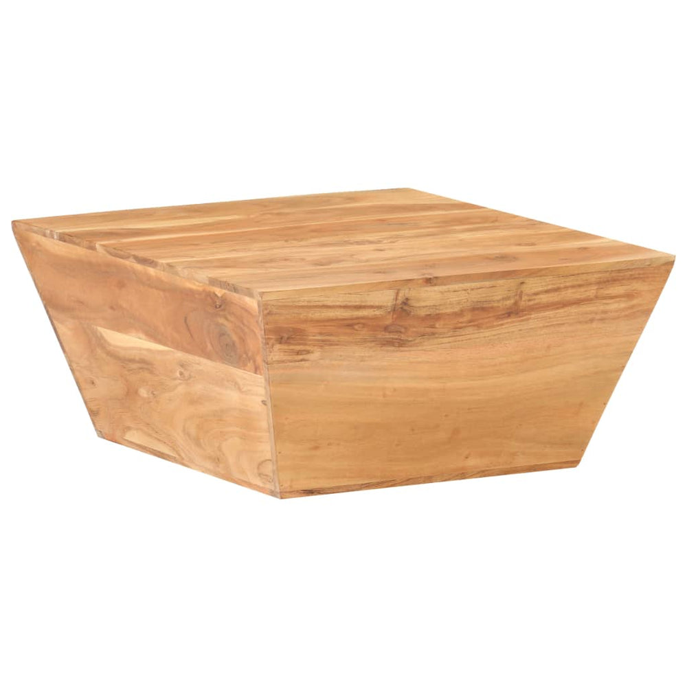 Salontafel V-vormig 66x66x30 cm massief acaciahout MeubelReus