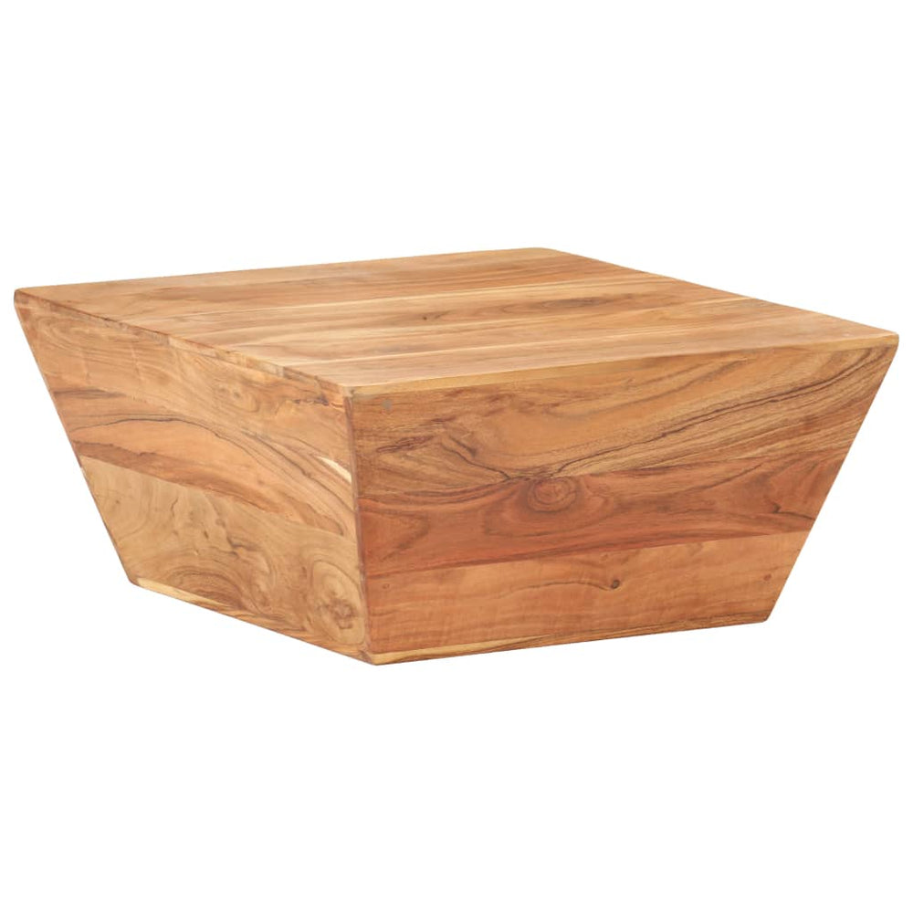 Salontafel V-vormig 66x66x30 cm massief acaciahout MeubelReus