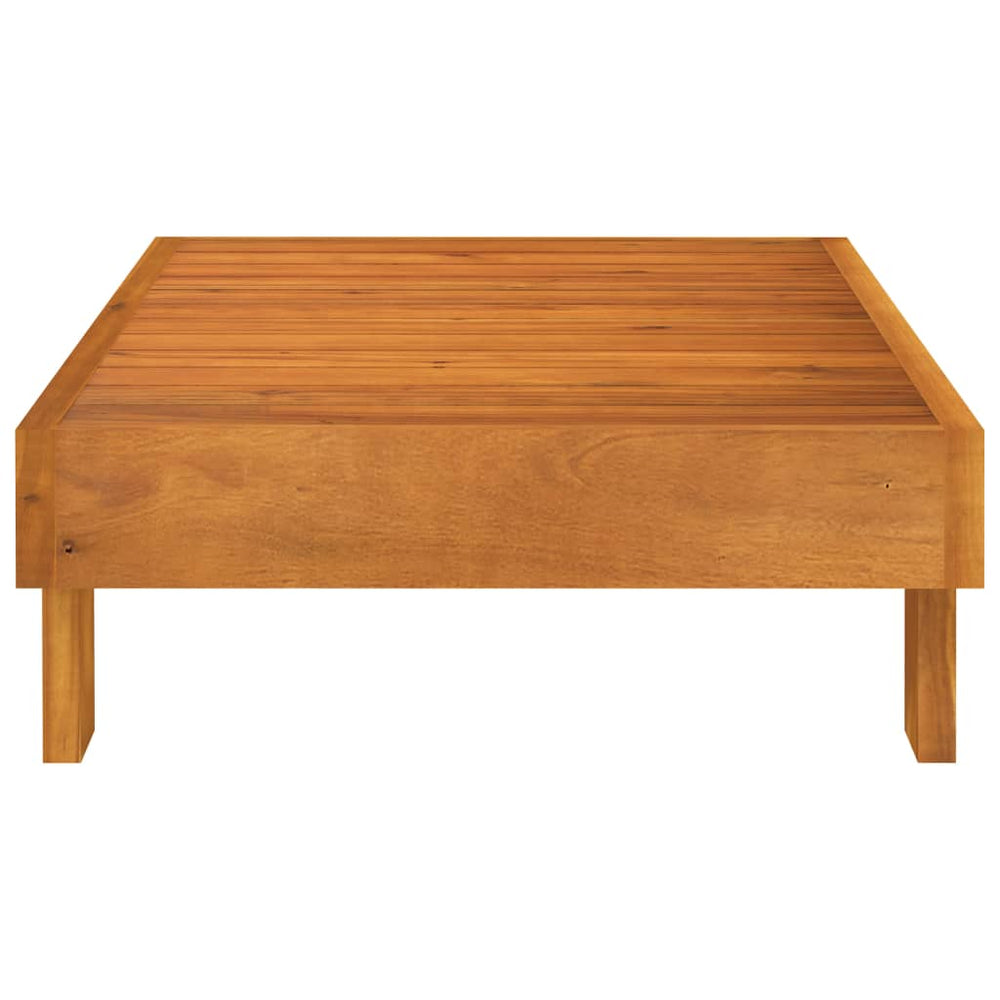 2-delige Loungeset met crèmewitte kussens acaciahout MeubelReus