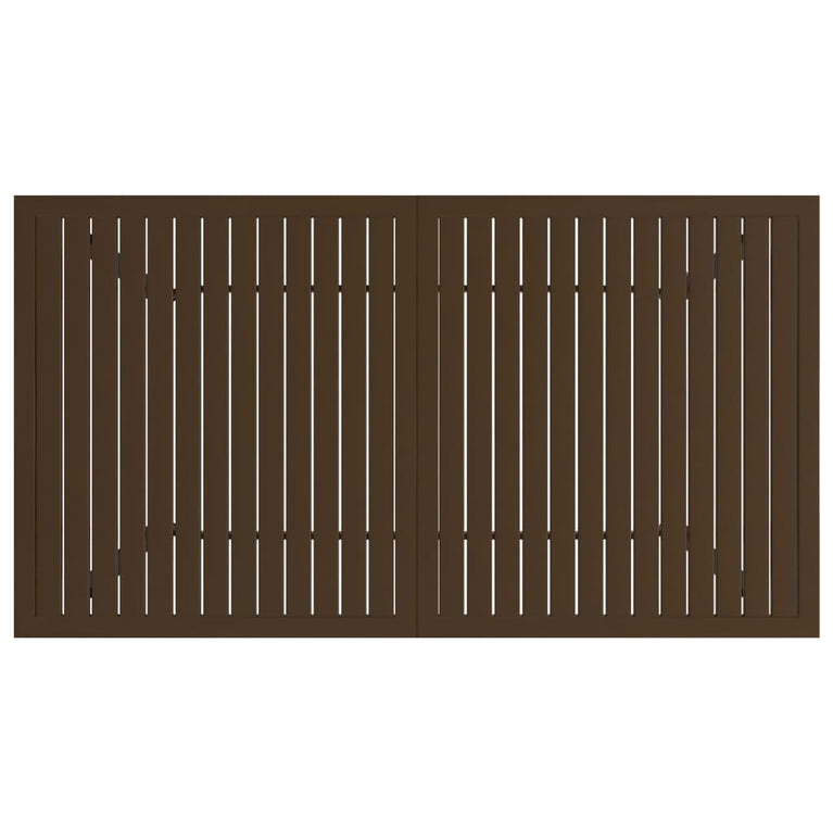 Tuintafel 140x80x72 cm staal bruin MeubelReus