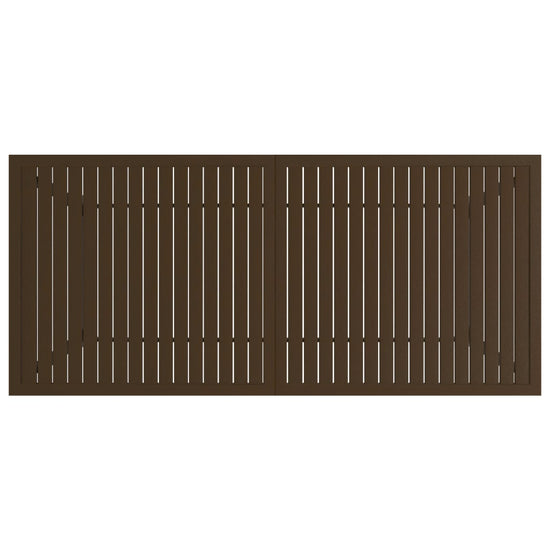 Tuintafel 190x80x72 cm staal bruin MeubelReus