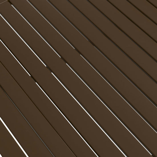 Tuintafel 190x80x72 cm staal bruin MeubelReus