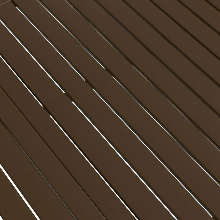 Tuintafel 190x80x72 cm staal bruin MeubelReus