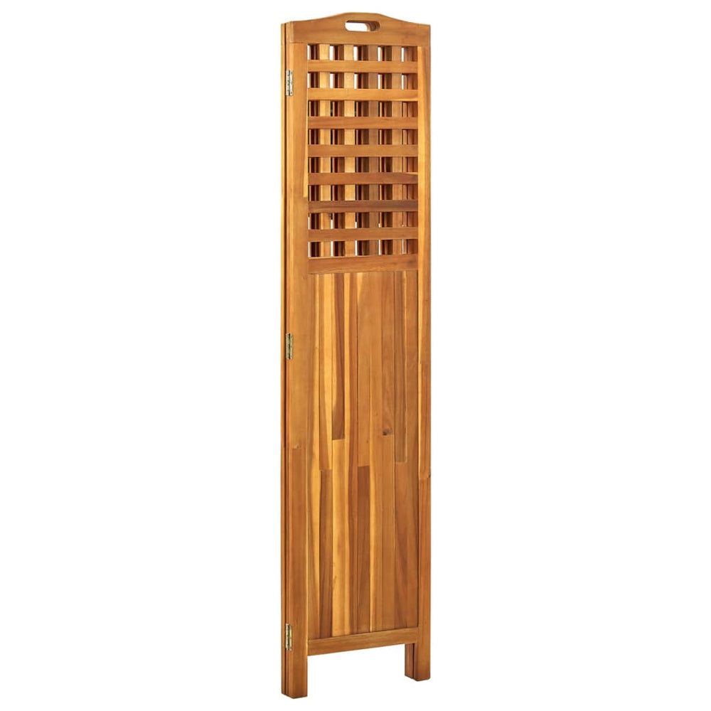 Kamerscherm met 3 panelen 121x2x170 cm massief acaciahout MeubelReus