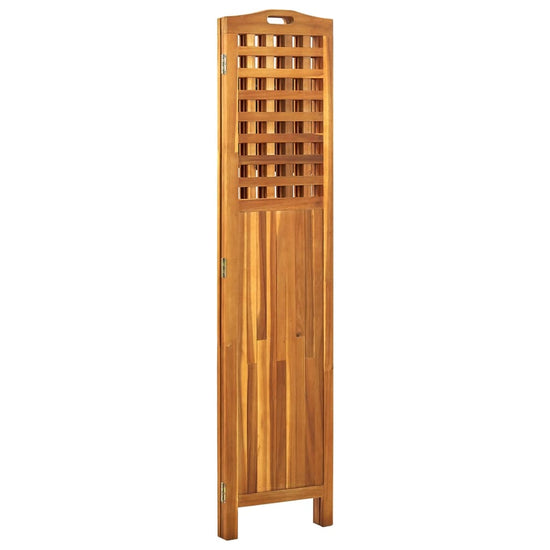 Kamerscherm met 3 panelen 121x2x170 cm massief acaciahout MeubelReus