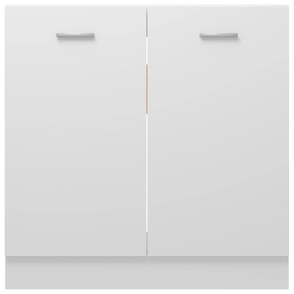 Wastafelonderkast 80x46x81,5 cm bewerkt hout wit MeubelReus