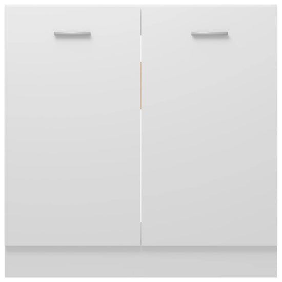 Wastafelonderkast 80x46x81,5 cm bewerkt hout wit MeubelReus