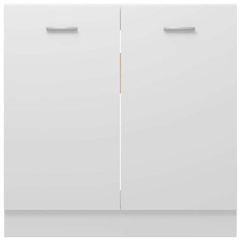 Wastafelonderkast 80x46x81,5 cm bewerkt hout wit MeubelReus