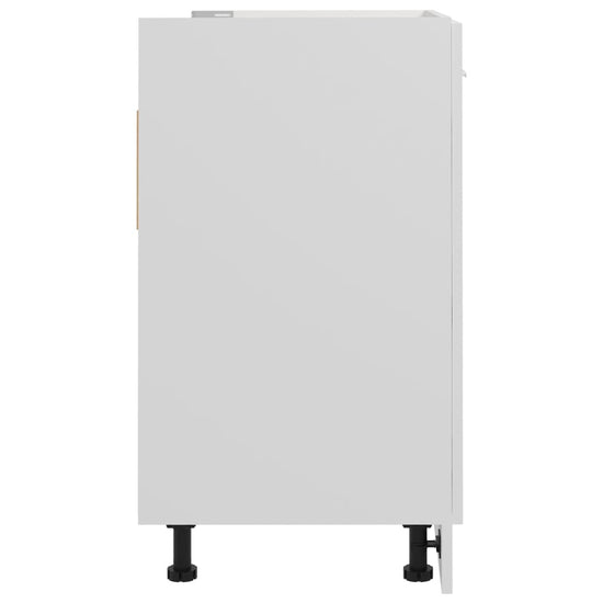 Wastafelonderkast 80x46x81,5 cm bewerkt hout wit MeubelReus