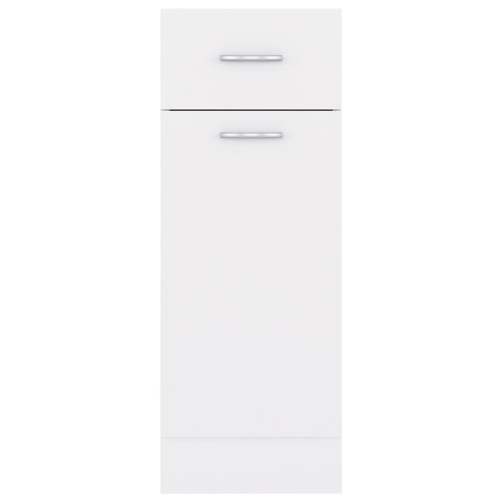 Onderkast met lade 30x46x81,5 cm bewerkt hout wit MeubelReus