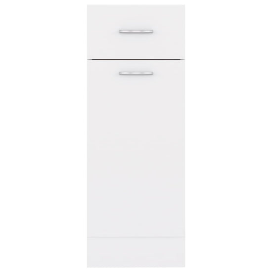 Onderkast met lade 30x46x81,5 cm bewerkt hout wit MeubelReus