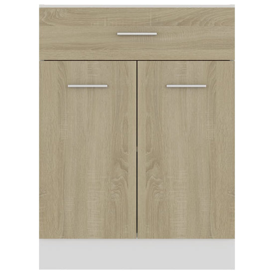 Onderkast met lade 60x46x81,5 cm spaanplaat sonoma eikenkleurig MeubelReus