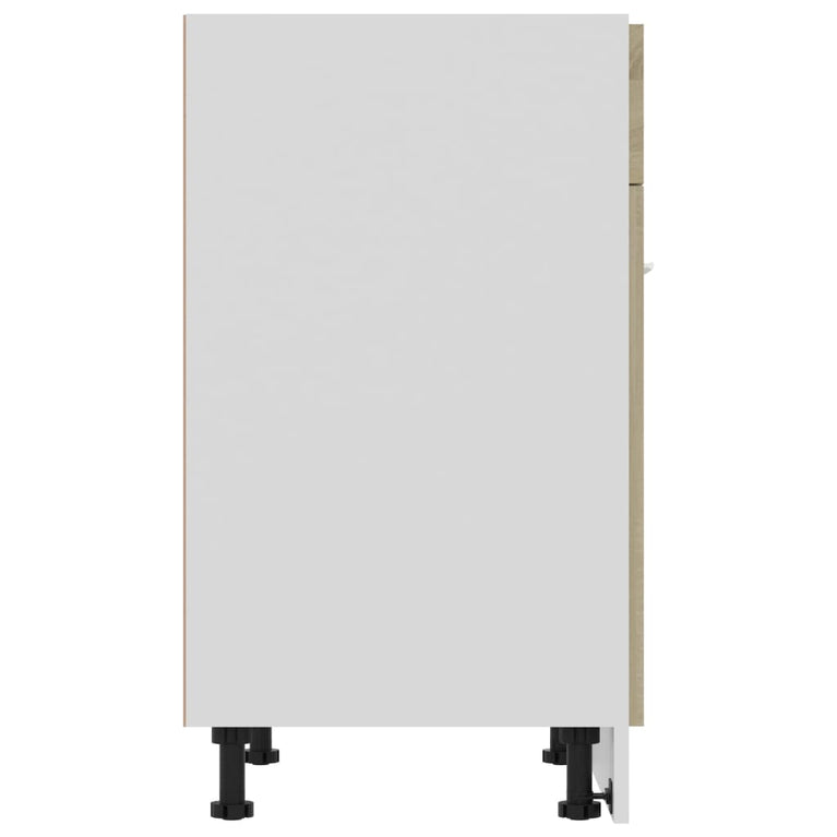 Onderkast met lade 60x46x81,5 cm spaanplaat sonoma eikenkleurig MeubelReus