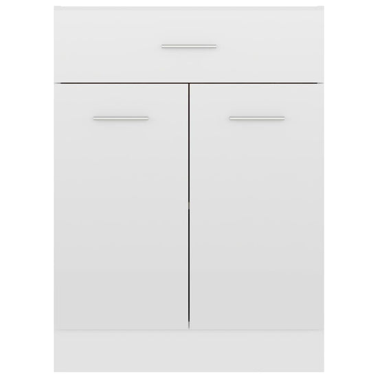 Onderkast met lade 60x46x81,5 cm spaanplaat hoogglans wit MeubelReus