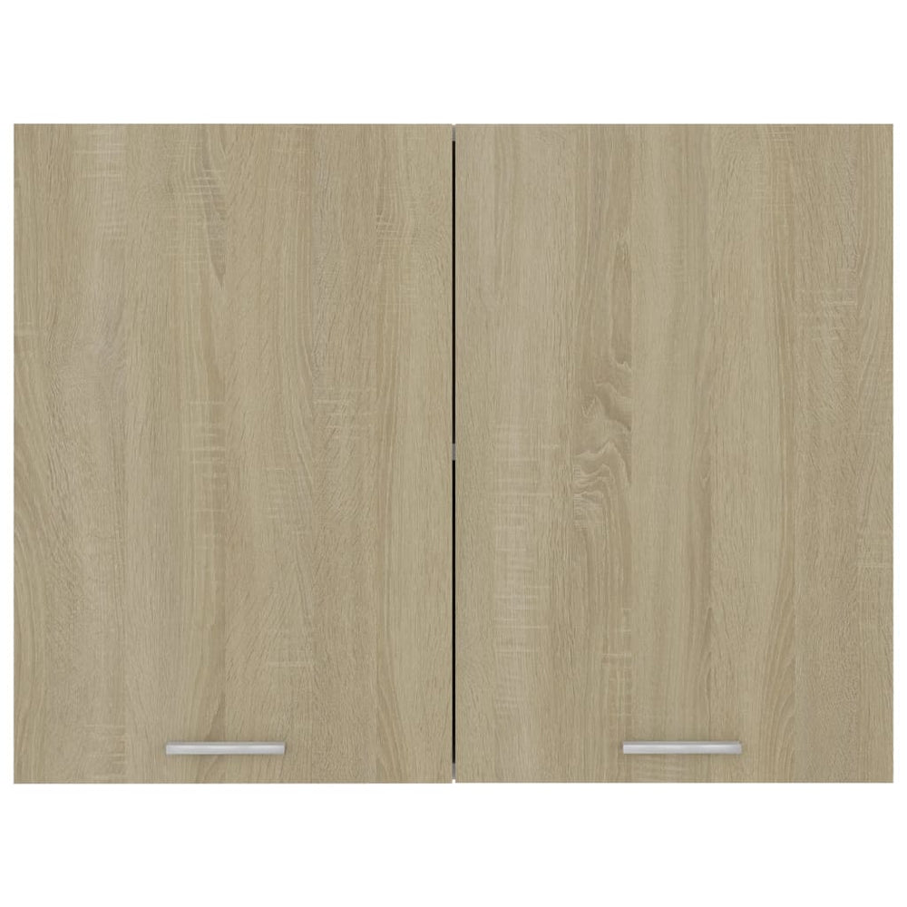 Hangkast 80x31x60 cm bewerkt hout sonoma eikenkleurig MeubelReus