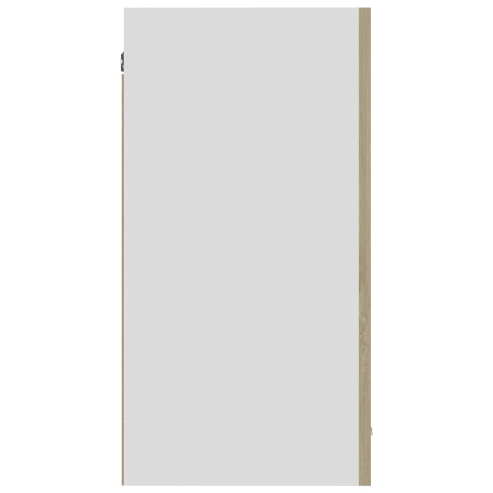 Hangkast 80x31x60 cm bewerkt hout sonoma eikenkleurig MeubelReus