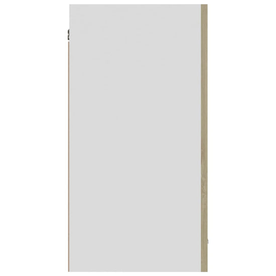 Hangkast 80x31x60 cm bewerkt hout sonoma eikenkleurig MeubelReus