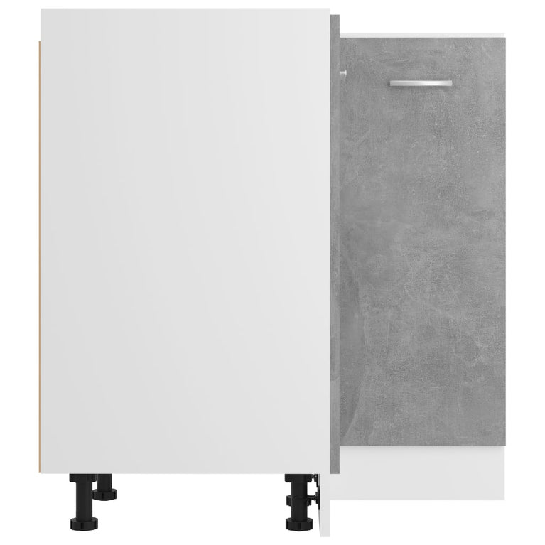 Hoekonderkast 75,5x75,5x80,5 cm spaanplaat betongrijs MeubelReus