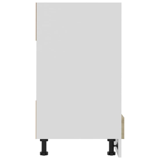 Ovenkast 60x46x81,5 cm spaanplaat sonoma eikenkleurig MeubelReus