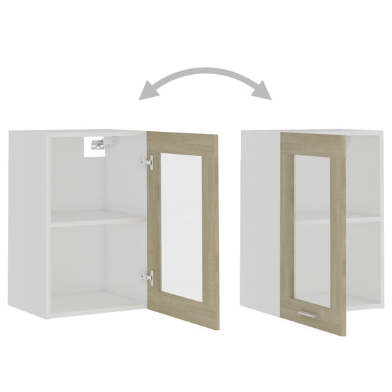 Hangkast 40x31x60 cm spaanplaat sonoma eikenkleurig MeubelReus