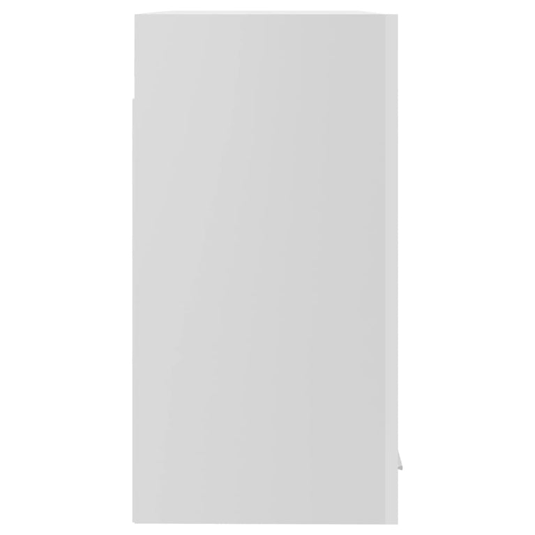 Hangkast 60x31x60 cm spaanplaat hoogglans wit MeubelReus