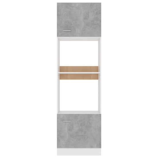 Magnetronkast 60x57x207 cm spaanplaat betongrijs MeubelReus