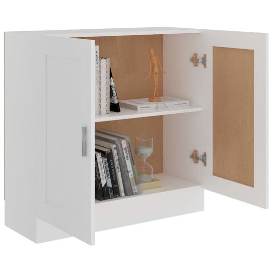 Boekenkast 82,5x30,5x80 cm bewerkt hout wit MeubelReus