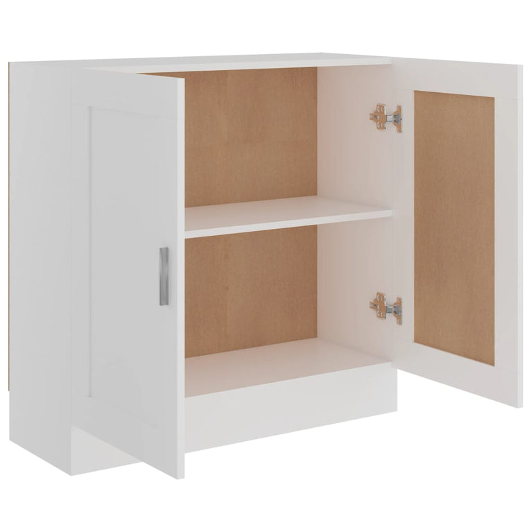 Boekenkast 82,5x30,5x80 cm bewerkt hout wit MeubelReus