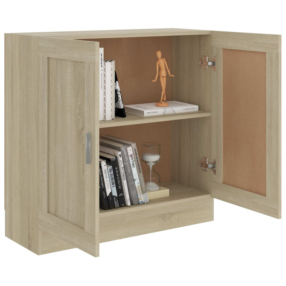Boekenkast 82,5x30,5x80 cm spaanplaat sonoma eikenkleurig MeubelReus