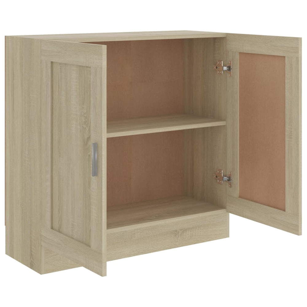 Boekenkast 82,5x30,5x80 cm spaanplaat sonoma eikenkleurig MeubelReus