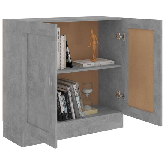 Boekenkast 82,5x30,5x80 cm spaanplaat betongrijs MeubelReus