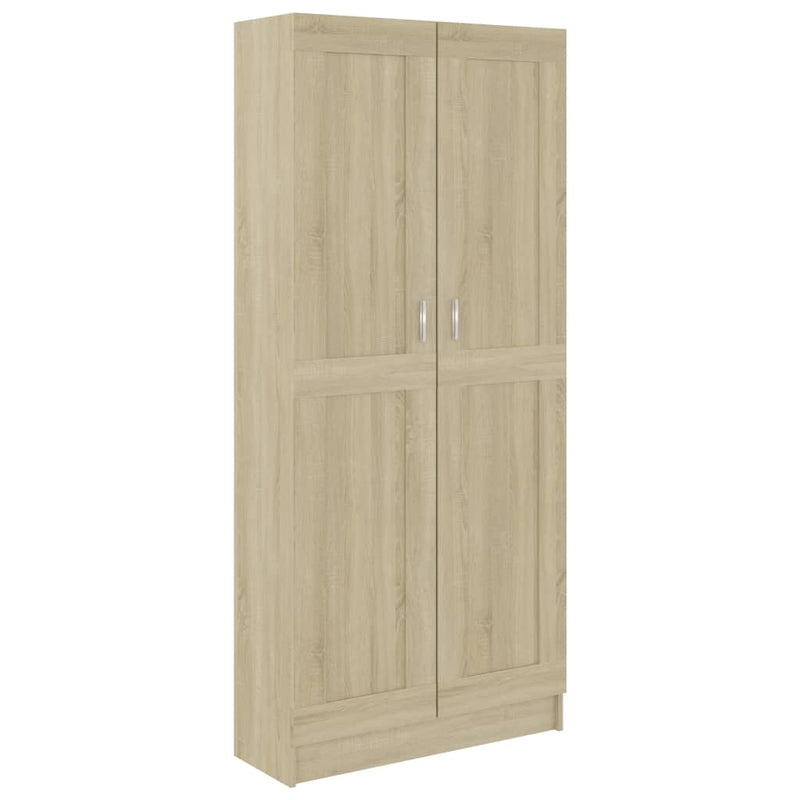 Boekenkast 82,5x30,5x185,5 cm spaanplaat sonoma eikenkleur MeubelReus