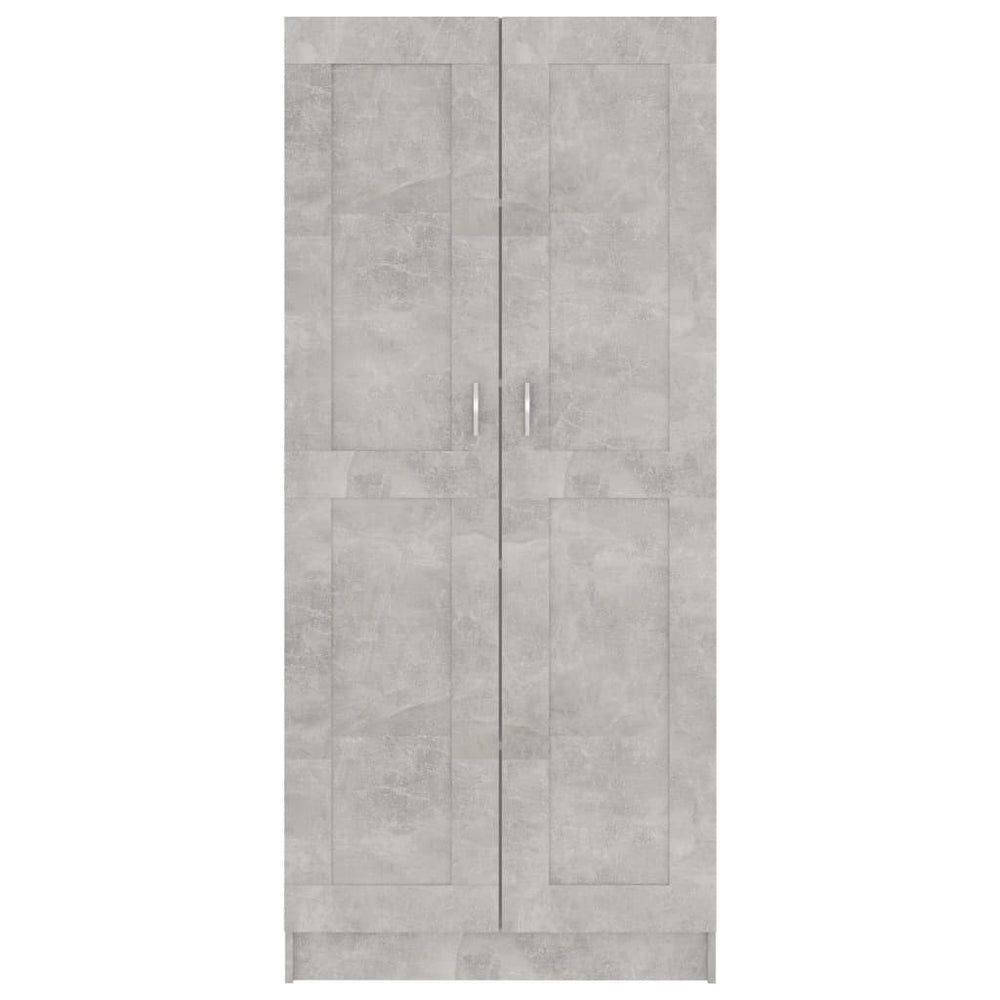 Boekenkast 82,5x30,5x185,5 cm spaanplaat betongrijs MeubelReus