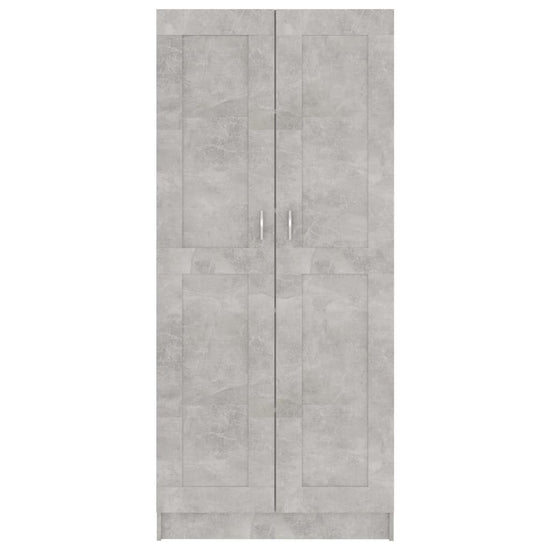 Boekenkast 82,5x30,5x185,5 cm spaanplaat betongrijs MeubelReus