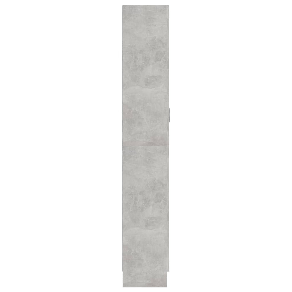 Boekenkast 82,5x30,5x185,5 cm spaanplaat betongrijs MeubelReus