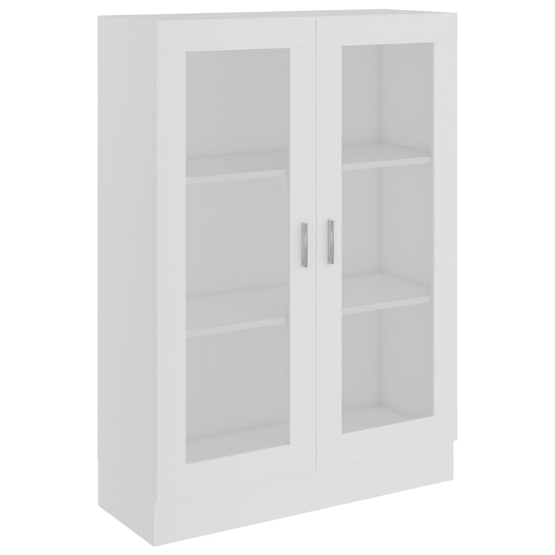 Vitrinekast 82,5x30,5x115 cm spaanplaat wit MeubelReus
