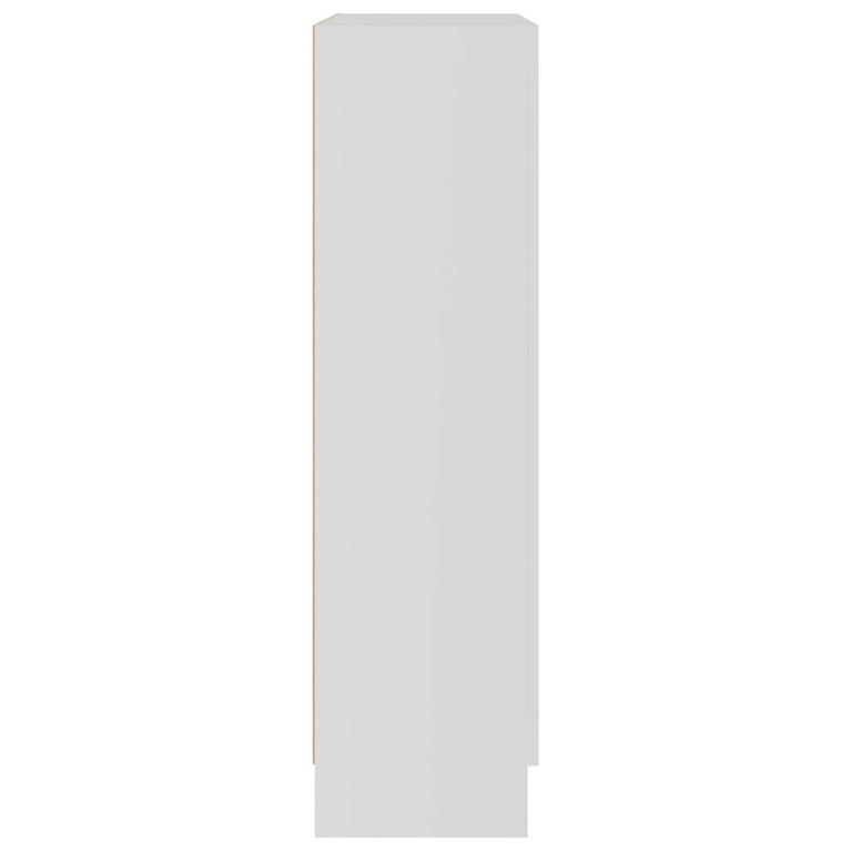 Vitrinekast 82,5x30,5x115 cm spaanplaat wit MeubelReus