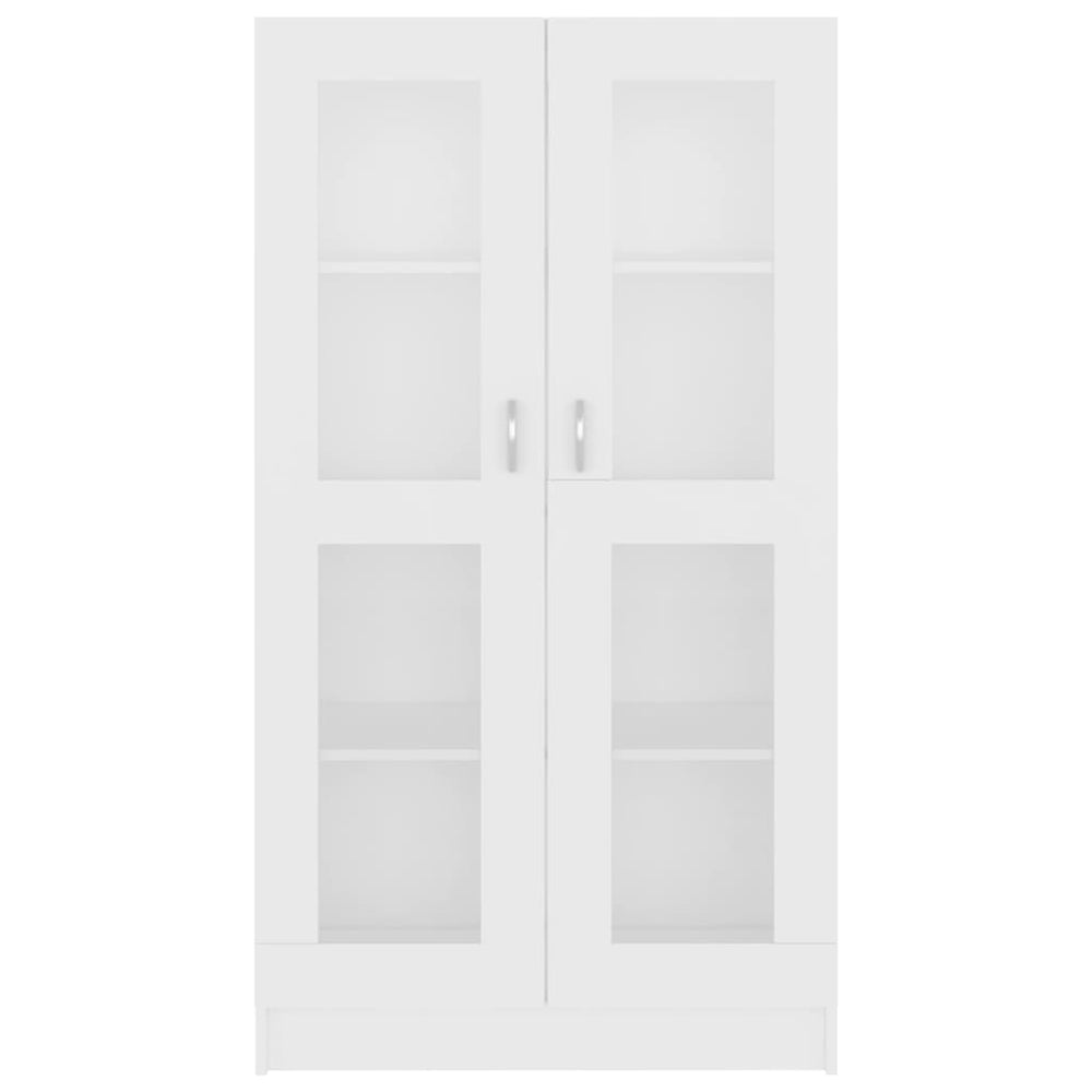 Vitrinekast 82,5x30,5x150 cm spaanplaat wit MeubelReus