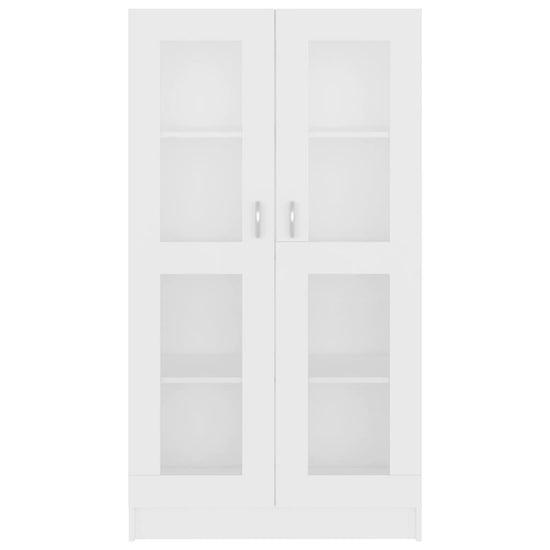 Vitrinekast 82,5x30,5x150 cm spaanplaat wit MeubelReus