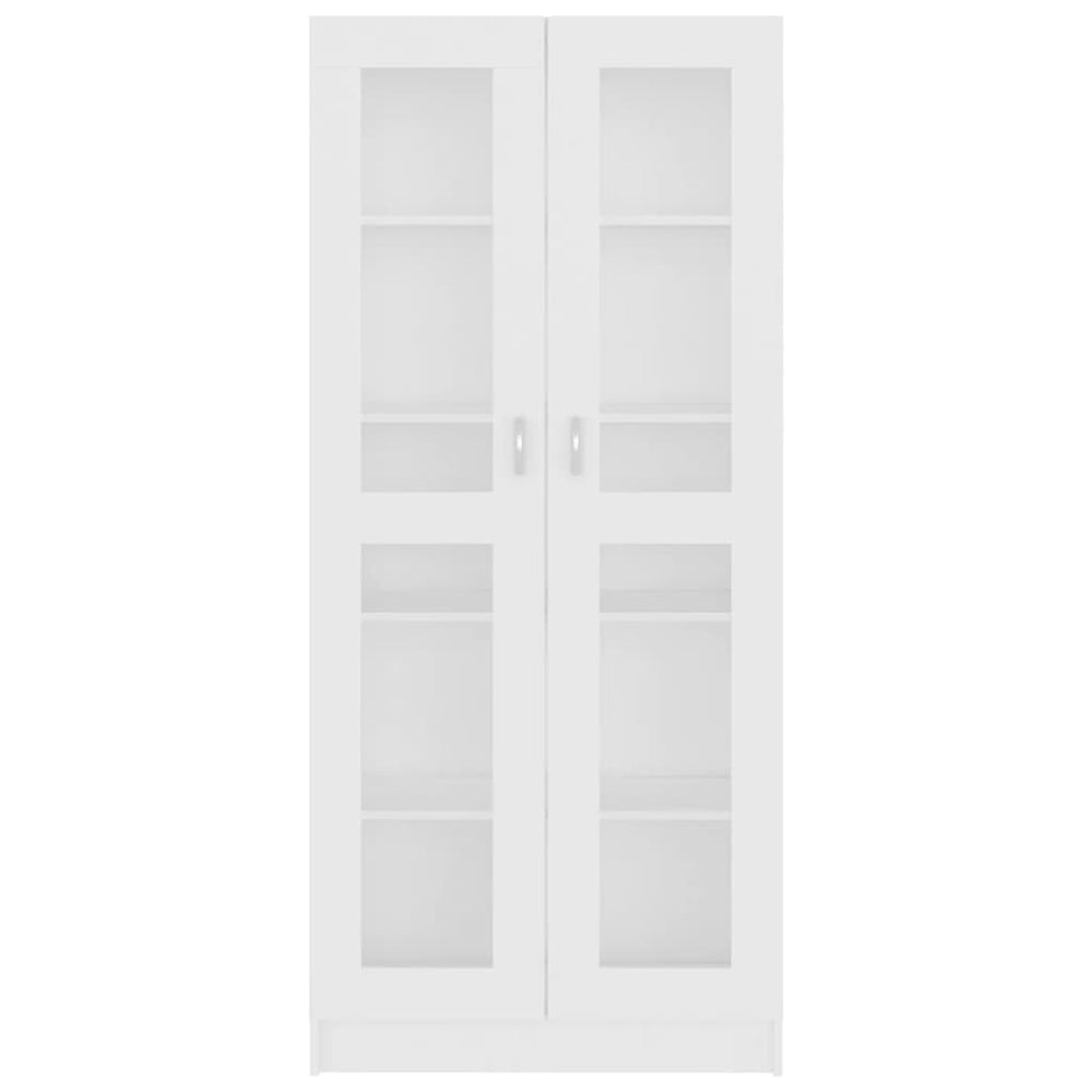Vitrinekast 82,5x30,5x185,5 cm spaanplaat wit MeubelReus
