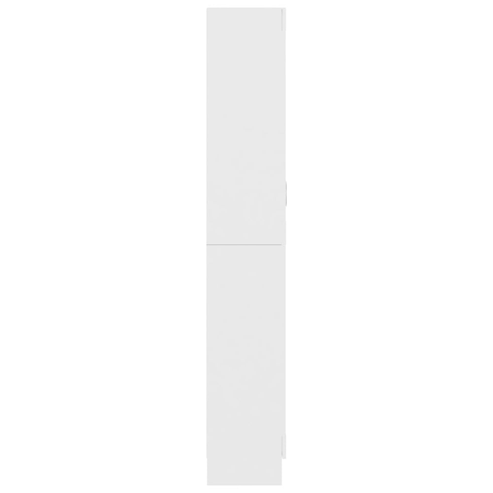 Vitrinekast 82,5x30,5x185,5 cm spaanplaat wit MeubelReus