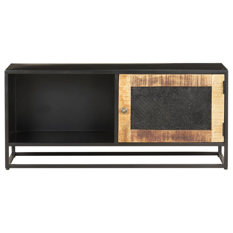 Tv-meubel 90x30x40 cm ruw mangohout MeubelReus