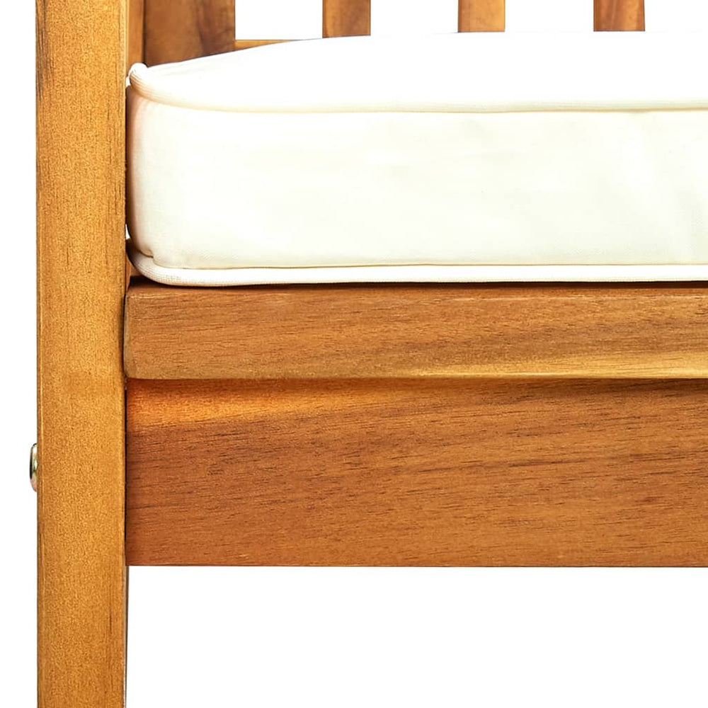 Tuinstoelen 3 st met kussens massief acaciahout MeubelReus