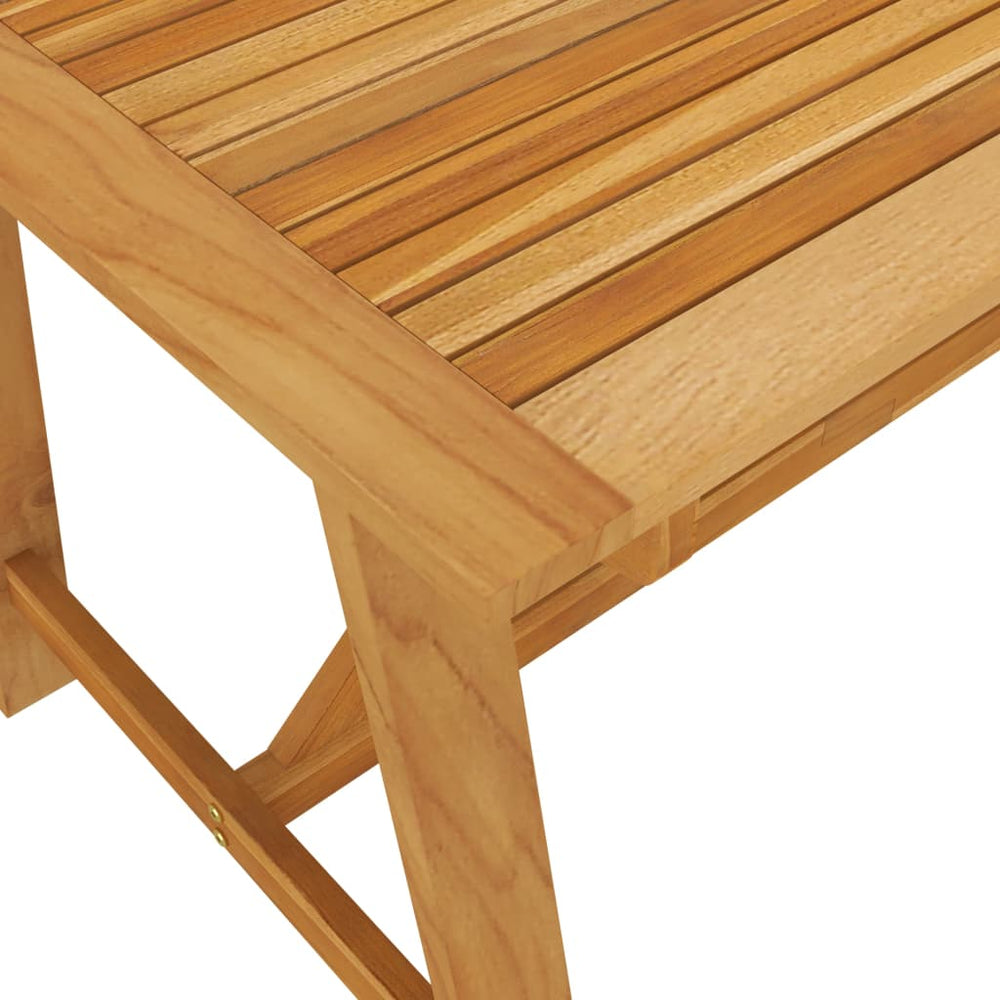 Tuintafel 140x70x73,5 cm massief acaciahout MeubelReus