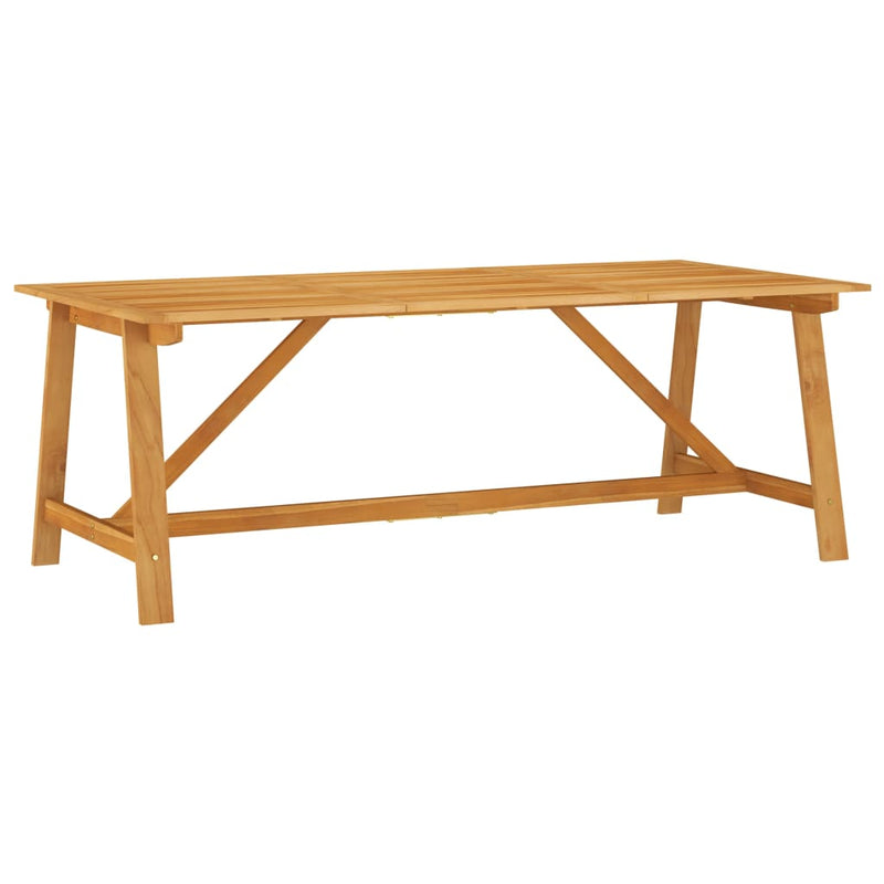Tuintafel 206x100x74 cm massief acaciahout MeubelReus